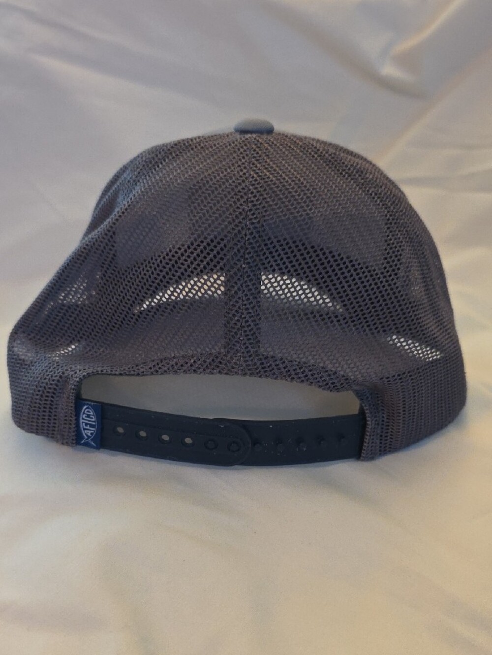 AFTCO Best Friend Mesh-Back Trucker Cap - Light Gray Blue Camo - Picture 6 of 7